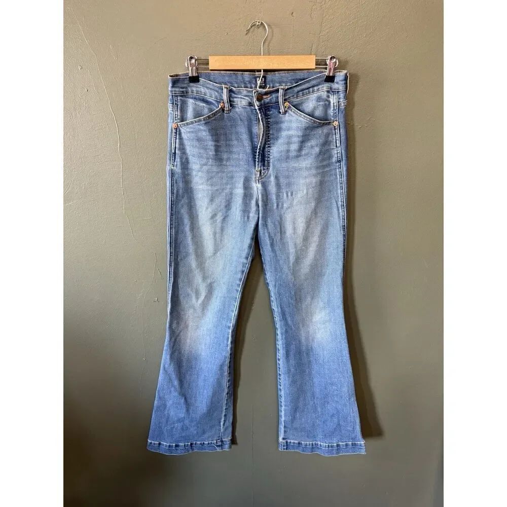 Gap Womens Flare Jeans 12/31 Blue
